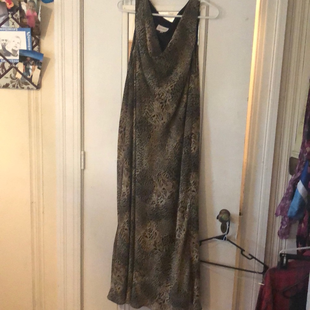 Studio 1 leopard print long dress